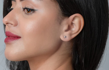 Silver Star Earrings